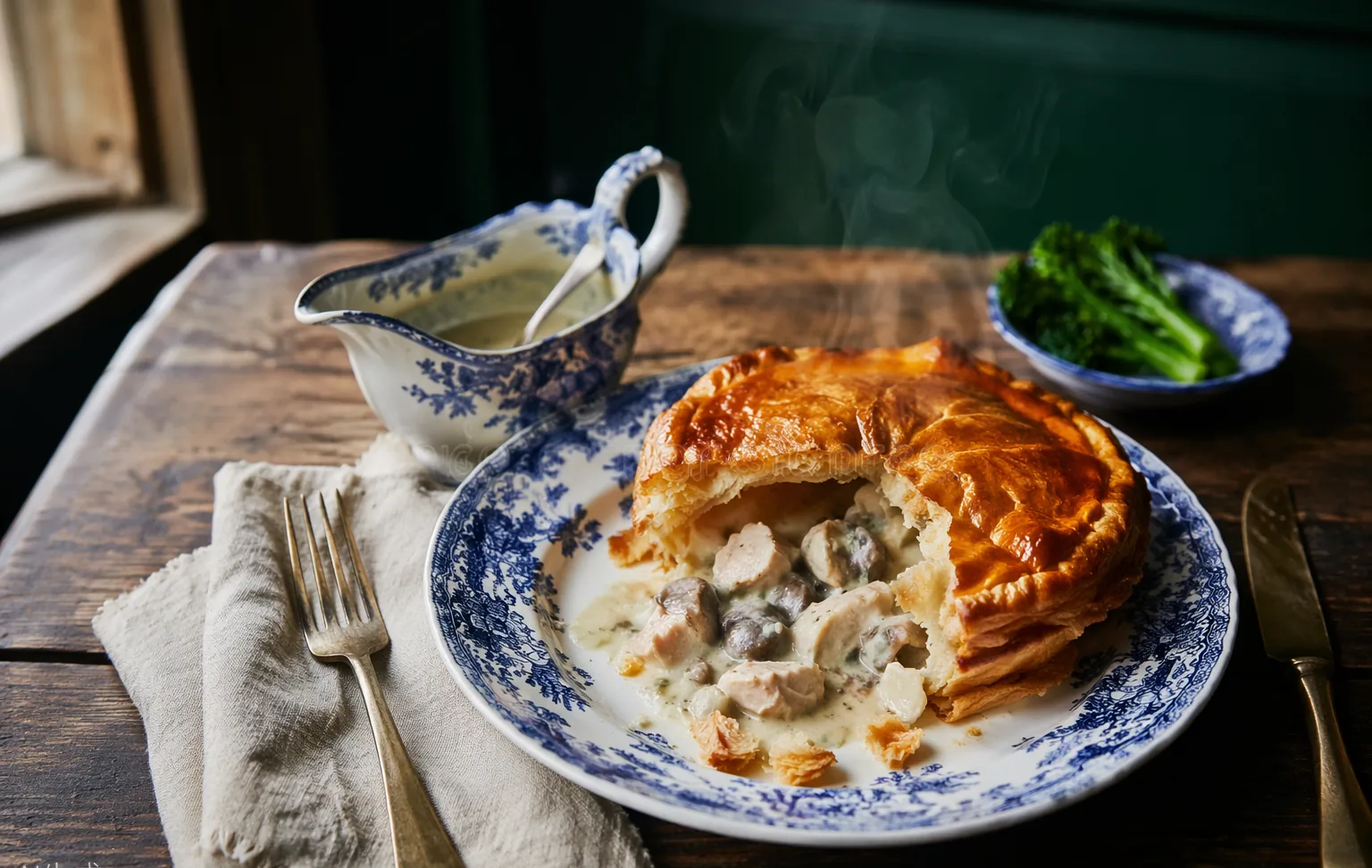 Chicken & Mushroom Pie