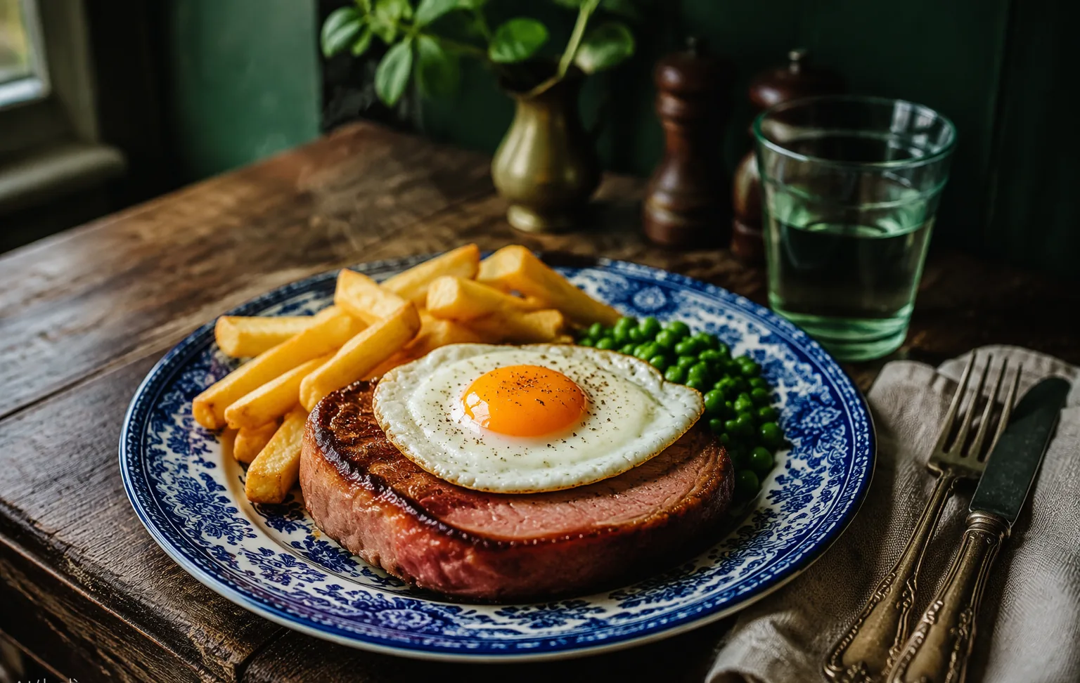 Gammon, Egg & Chips