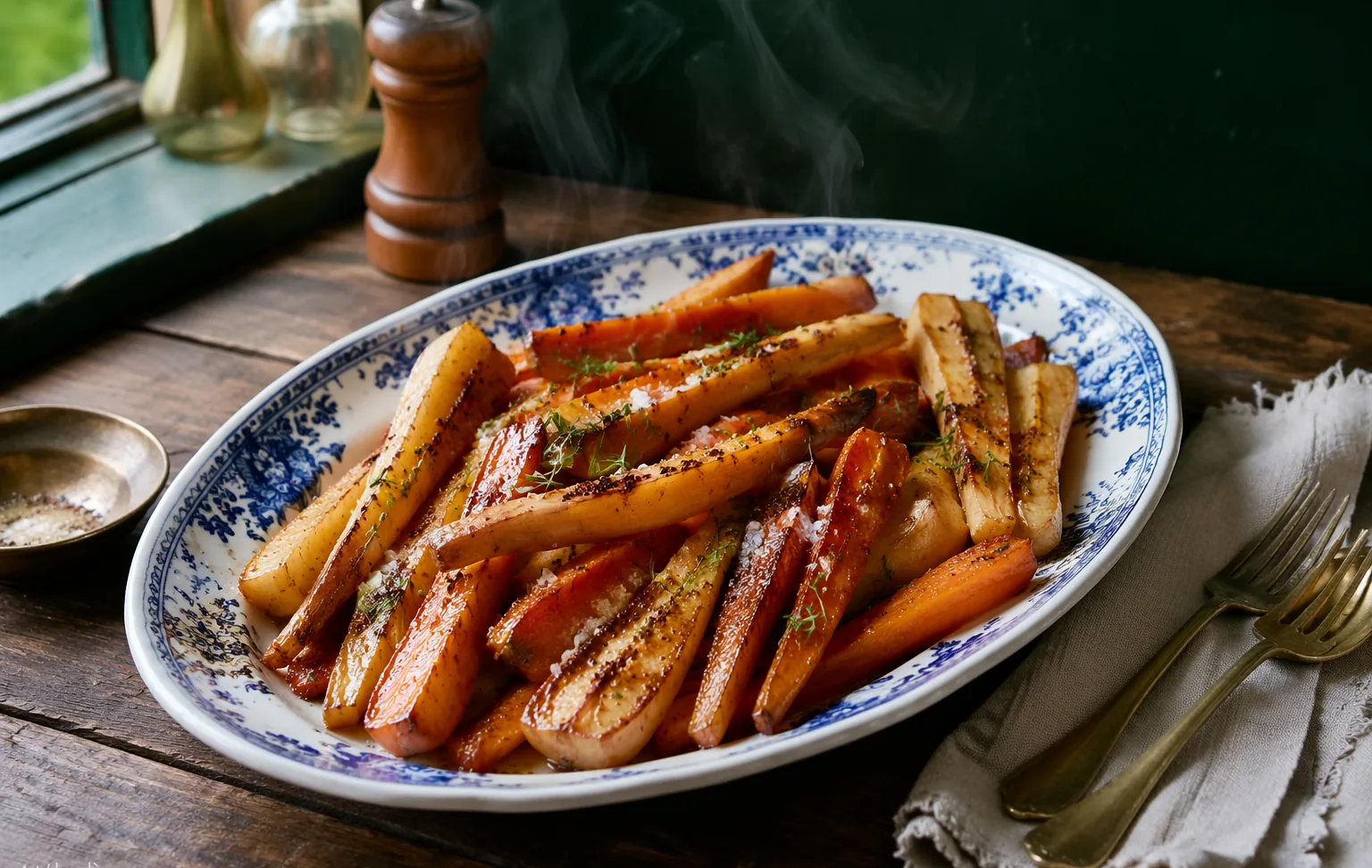 Honey-Roast Parsnips & Roots