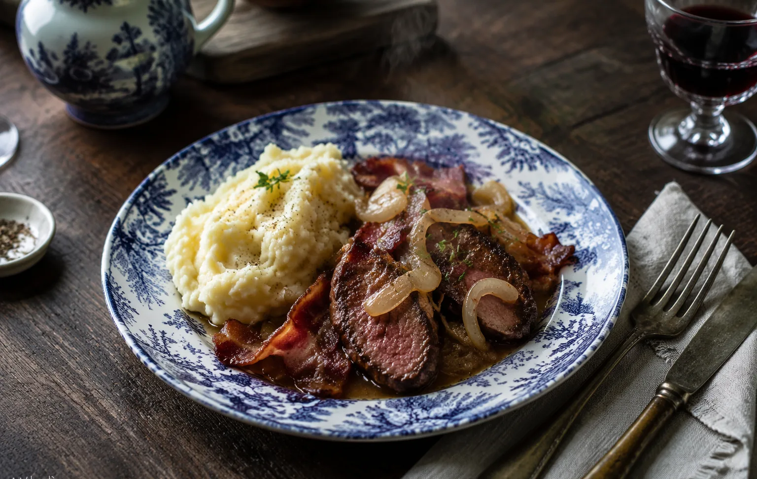 Liver, Bacon & Onions