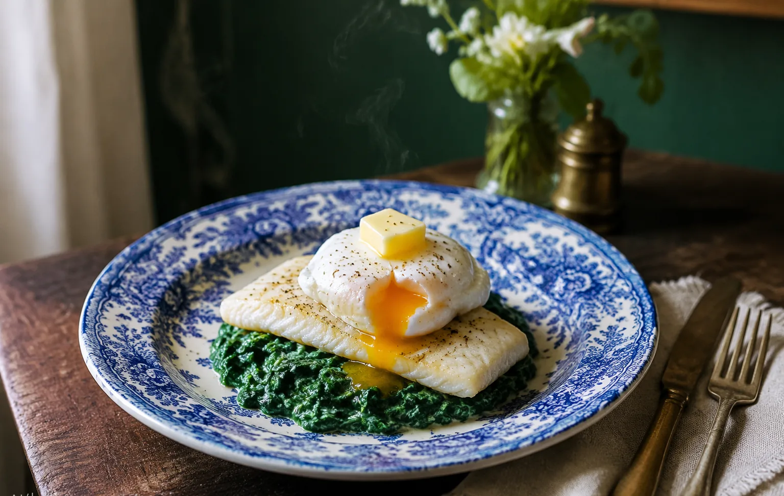 Smoked Haddock with a Poached Egg