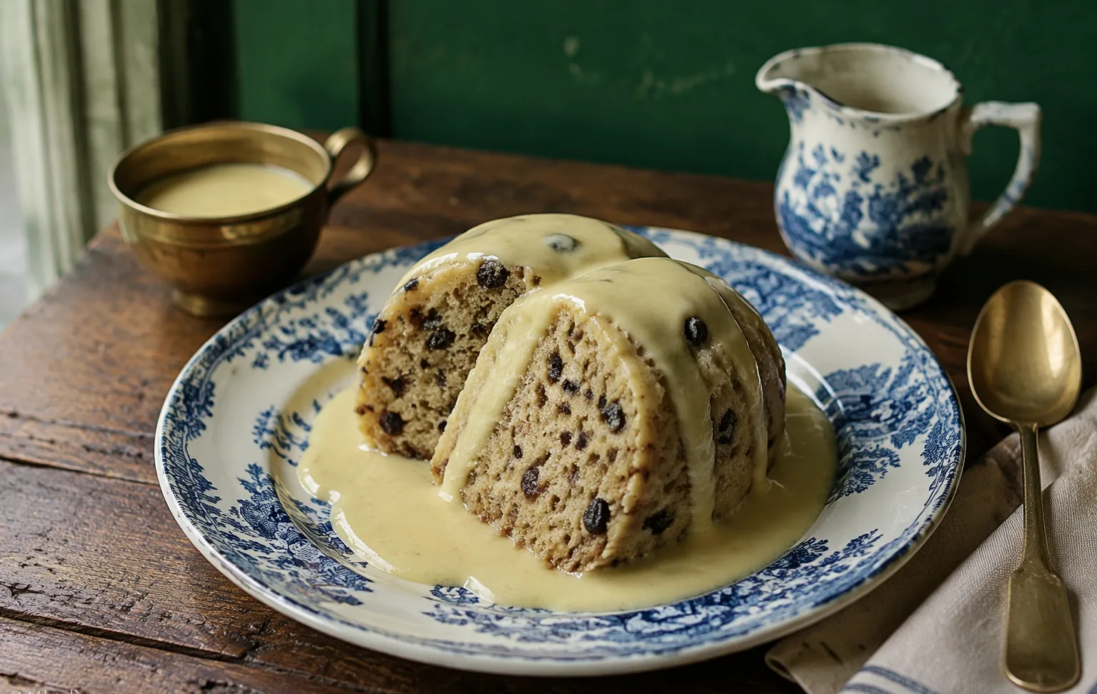 Spotted Dick with Custard